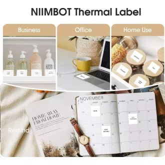 Niimbot naljepnice R 50x50mm 150 kom Bijele za B21, B21S, B3S, B1