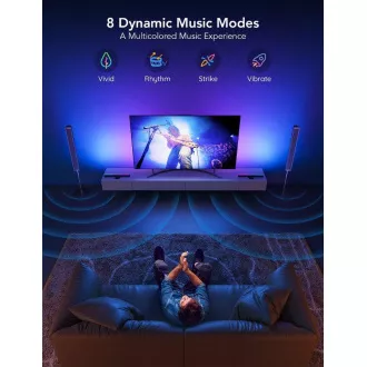 Govee SMART LED RGBIC Panel 38cm za TV 43-75" - 2 kom Govee SMART LED RGBIC Panel 38cm za TV 43-75" - 2 kom