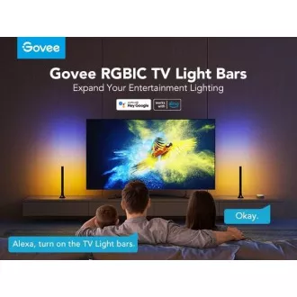 Govee SMART LED RGBIC Panel 38cm za TV 43-75" - 2 kom Govee SMART LED RGBIC Panel 38cm za TV 43-75" - 2 kom