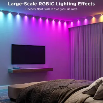 Govee RGBIC stropne LED svjetiljke s nizom od 5 m