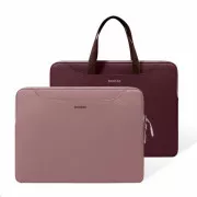 Tomtoc Light-A21 tanka torba za laptop u dvije boje, 13,5 inča - boja maline