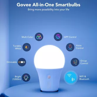 Govee pametna žarulja RGBWW 12W-85W 1200lm E27 dug život