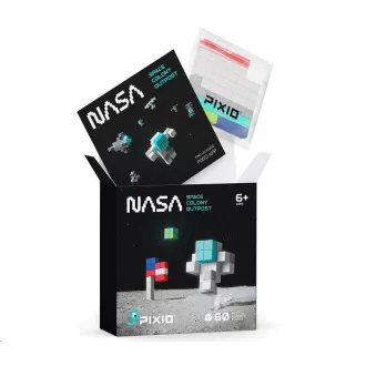 PIXIO NASA - Magnetski komplet za gradnju kolonijalne baze