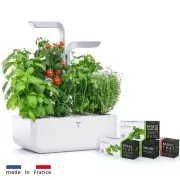 Véritable SMART - Automatska posuda za cvijeće s kontrolom rasvjete, bijela