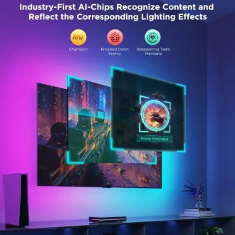 Govee AI Sync Box 2 Pametni TV RGBICW pozadinsko osvjetljenje 55-65" Govee AI Sync Box 2 Pametni TV RGBICW pozadinsko osvjetljenje 55-65"