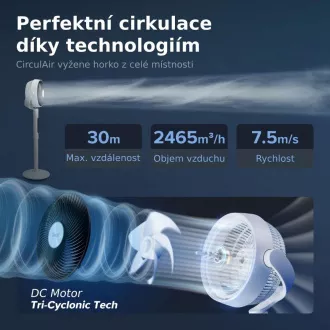 Levoit TempSense R432 DC ciklonski ventilator - automatski ventilator