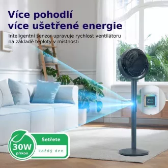 Levoit TempSense R432 DC ciklonski ventilator - automatski ventilator