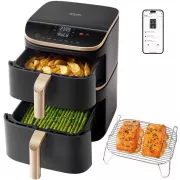 Cosori Turbo Tower Pro pametna friteza na vrući zrak 10, 8l crna