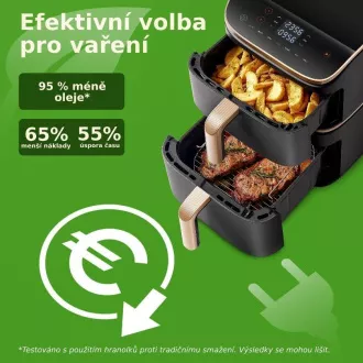 Cosori Turbo Tower Pro pametna friteza na vrući zrak 10, 8l crna