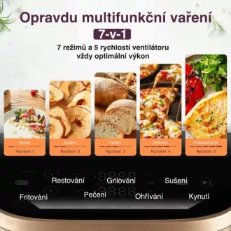 Cosori Turbo Tower Pro pametna friteza na vrući zrak 10, 8l crna