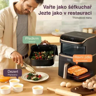 Cosori Turbo Tower Pro pametna friteza na vrući zrak 10, 8l crna