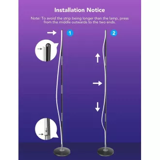 Govee RGBW podna lampa Lite podna lampa Matter