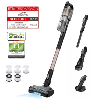 Levoit LVAC-300 Plus 6u1 bežični turbo ciklon crni