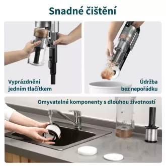 Levoit LVAC-300 Plus 6u1 bežični turbo ciklon crni
