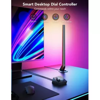 Govee pametne igraće WiFi LED ploče + pametni dvostruki kontroler bijele boje