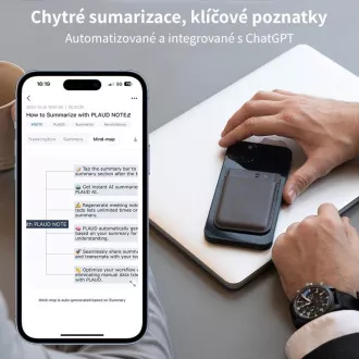 PLAUD NOTE Tamnoplava - AI snimač PLAUD NOTE Tamnoplava - AI snimač