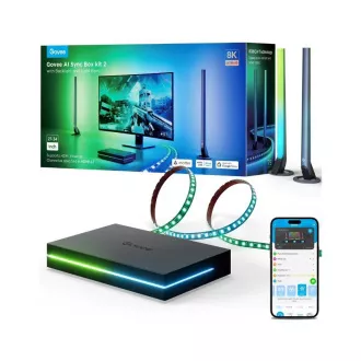Govee AI Sync Box Kit 2 Set rasvjete za pametno računalo 27-34" + LED paneli