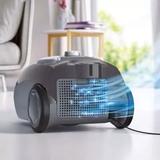Electrolux Easy Go EEG44IGM usisavač s vrećicom, 750 W, filter koji se može prati, kontrola snage, teleskopska cijev, siva