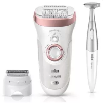 Braun Silk-épil 9-890 Rose Gold epilator, SensoSmart, suho i mokro brijanje, 2 brzine, sustav masaže, poklon izdanje Braun Silk-épil 9-890 Rose Gold epilator, SensoSmart, suho i mokro brijanje, 2 brzine, sustav masaže, poklon izdanje