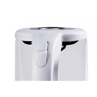 Kuhalo za vodu Orava VK-4017 W, 2200 W, 1,7 l, staklo, LED pozadinsko osvjetljenje, automatsko gašenje, bijelo