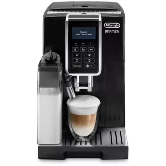 DeLonghi Dinamica ECAM 350.55.B automatski aparat za kavu, 15 bara, ugrađeni mlin, sustav za mlijeko, posuda za mljevenu kavu