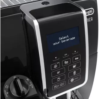 DeLonghi Dinamica ECAM 350.55.B automatski aparat za kavu, 15 bara, ugrađeni mlin, sustav za mlijeko, posuda za mljevenu kavu