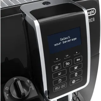 DeLonghi Dinamica ECAM 350.55.B automatski aparat za kavu, 15 bara, ugrađeni mlin, sustav za mlijeko, posuda za mljevenu kavu DeLonghi Dinamica ECAM 350.55.B automatski aparat za kavu, 15 bara, ugrađeni mlin, sustav za mlijeko, posuda za mljevenu kavu
