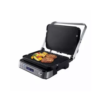 Orava Grillchef-3 električni kontaktni roštilj, 2000 W, LCD zaslon, timer, digitalno upravljanje
