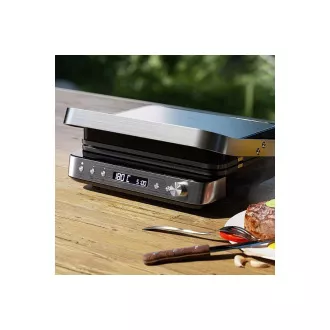 Orava Grillchef-3 električni kontaktni roštilj, 2000 W, LCD zaslon, timer, digitalno upravljanje