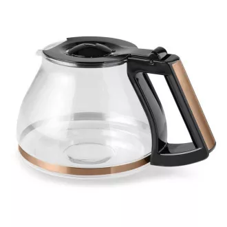 Melitta AromaFresh 1021-04 aparat za kavu s mlinom, kapaljkom, stakleni lonac, 1180 W, zaslon, bakar