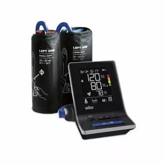 Braun ExactFit 5 CONNECT BUA6350 tlakomjer za ruku, detekcija aritmije, LCD zaslon, Bluetooth