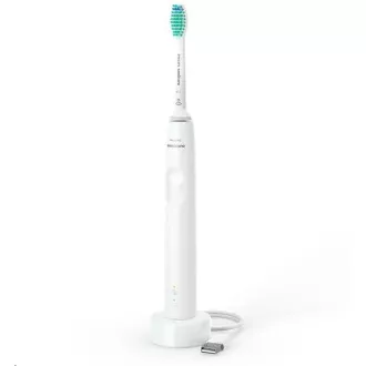 Philips HX3675/13 Sonicare 3100, set četkica za zube, za odrasle, 31000 vibracija/min, timer, senzor pritiska, bijela