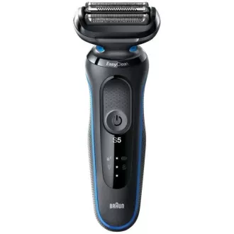 Braun Series 5 51-B1000s električni aparat za brijanje, za bradu i lice, baterija, ploča, crna/plava Braun Series 5 51-B1000s električni aparat za brijanje, za bradu i lice, baterija, ploča, crna/plava