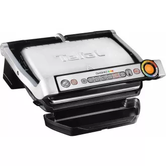 Tefal GC712D34 električni roštilj OptiGrill+ Inox, 2000 W, 6 programa, termostat, posuda za sok, srebrna/crna Tefal GC712D34 električni roštilj OptiGrill+ Inox, 2000 W, 6 programa, termostat, posuda za sok, srebrna/crna