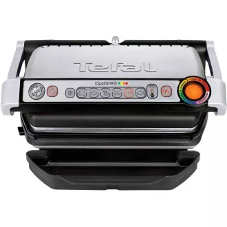 Tefal GC712D34 električni roštilj OptiGrill+ Inox, 2000 W, 6 programa, termostat, posuda za sok, srebrna/crna Tefal GC712D34 električni roštilj OptiGrill+ Inox, 2000 W, 6 programa, termostat, posuda za sok, srebrna/crna