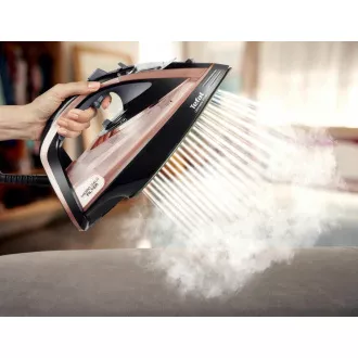 Tefal Ultimate Pure FV9845E0 parno glačalo, 3200 W, protiv kapanja, automatsko isključivanje, boja breskve