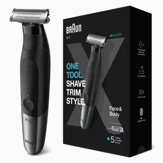 Braun Series X XT5100 trimer za bradu, bežični, 5 dodataka, SkinGuard, vodootporan, crni Braun Series X XT5100 trimer za bradu, bežični, 5 dodataka, SkinGuard, vodootporan, crni