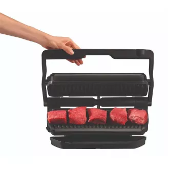 Tefal GC722834 Optigrill+ XL, roštilj, kontakt, 2000 W, 9 programa pečenja, posuda za sok, automatski senzor, crna