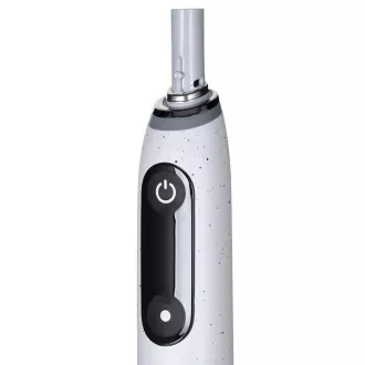Oral-B iO 10 Stardust White električna četkica za zube, magnetna, 7 modova, zaslon, AI 3D praćenje površine zuba, bijela