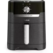 TEFAL EY501815 Easy Fry & Grill friteza na vrući zrak, prženje i roštiljanje, 4,2 l, 1550 W, mehaničko upravljanje, crna