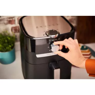 TEFAL EY501815 Easy Fry & Grill friteza na vrući zrak, prženje i roštiljanje, 4,2 l, 1550 W, mehaničko upravljanje, crna TEFAL EY501815 Easy Fry & Grill friteza na vrući zrak, prženje i roštiljanje, 4,2 l, 1550 W, mehaničko upravljanje, crna
