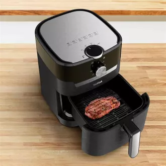TEFAL EY501815 Easy Fry & Grill friteza na vrući zrak, prženje i roštiljanje, 4,2 l, 1550 W, mehaničko upravljanje, crna TEFAL EY501815 Easy Fry & Grill friteza na vrući zrak, prženje i roštiljanje, 4,2 l, 1550 W, mehaničko upravljanje, crna