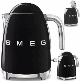 Smeg KLF03BLEU kuhalo za vodu, 1,7 L, (7 šalica), 2400 W, stil 1950-ih, crno
