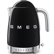 Smeg KLF04BLEU kuhalo za vodu, 1,7 L (7 šalica), 2400 W, stil 1950-ih, kontrola temperature, 7 programa, crno