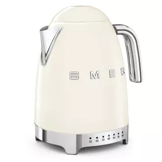 Smeg KLF04CREU kuhalo za vodu, 1,7 L (7 šalica), 2400 W, stil 1950-ih, kontrola temperature, 7 programa, vrhnje Smeg KLF04CREU kuhalo za vodu, 1,7 L (7 šalica), 2400 W, stil 1950-ih, kontrola temperature, 7 programa, vrhnje