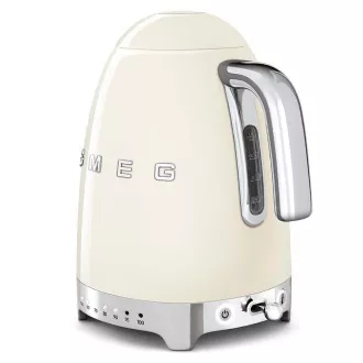 Smeg KLF04CREU kuhalo za vodu, 1,7 L (7 šalica), 2400 W, stil 1950-ih, kontrola temperature, 7 programa, vrhnje Smeg KLF04CREU kuhalo za vodu, 1,7 L (7 šalica), 2400 W, stil 1950-ih, kontrola temperature, 7 programa, vrhnje
