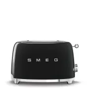 Smeg TSF01BLEU toster / toster, 2 tosta, 6 stupnjeva pečenja, ladica za mrvice, style. 50-ih, crna
