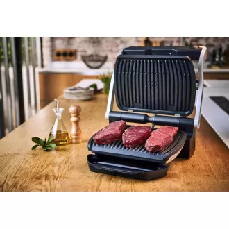 Tefal Optigrill+ GC712834 kontaktni roštilj, 2000 W, 6 programa, indikator napredovanja, posuda za skupljanje tekućine, crna Tefal Optigrill+ GC712834 kontaktni roštilj, 2000 W, 6 programa, indikator napredovanja, posuda za skupljanje tekućine, crna