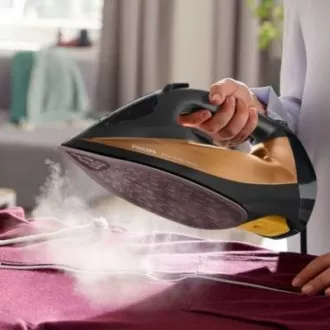 Philips DST7040/80 Parno glačalo, 2800 W, automatsko isključivanje, samočišćenje, prskanje, zlato/crno