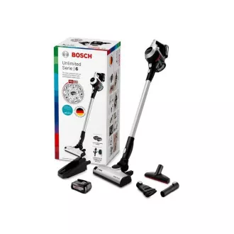 Bosch Unlimited BCS612KA2 štapni usisivač, bez vrećice, filter uložak, s baterijom, bijeli Bosch Unlimited BCS612KA2 štapni usisivač, bez vrećice, filter uložak, s baterijom, bijeli
